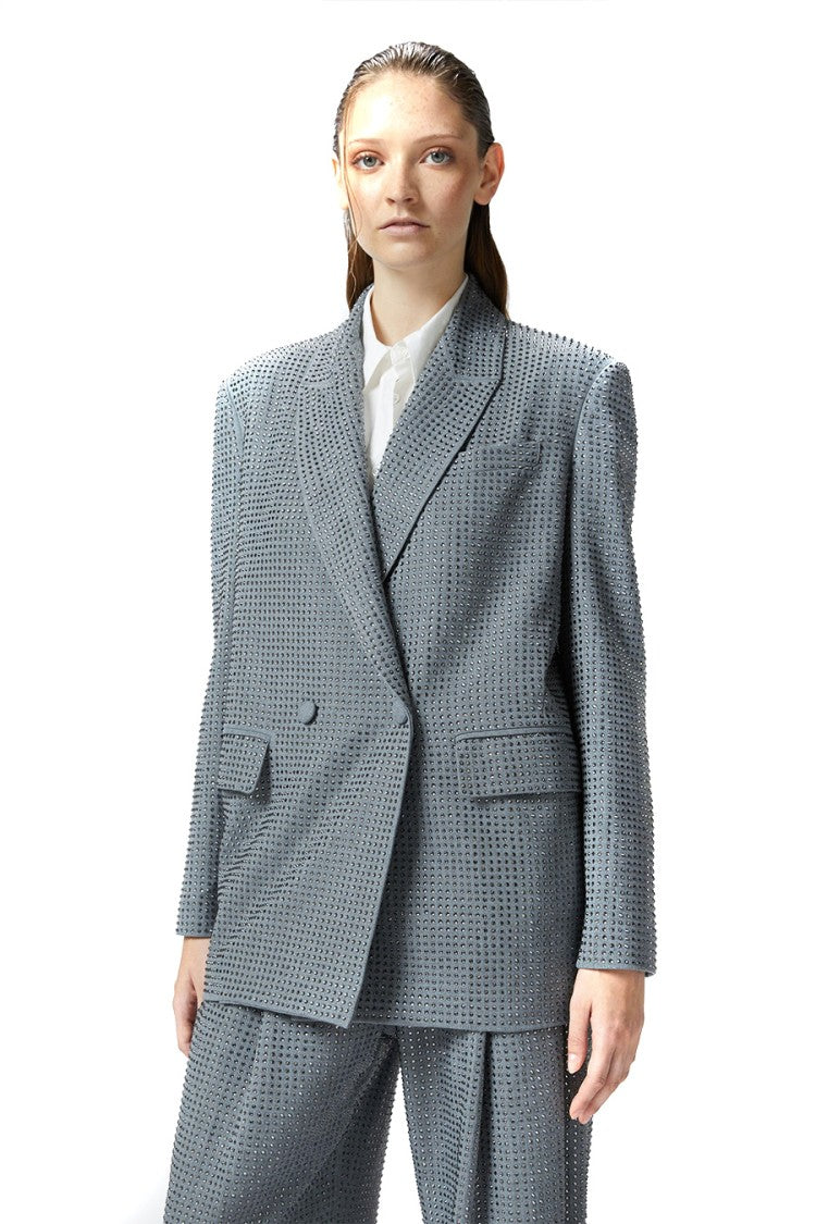 Pinko Polyester-Viscose Blend Blazer