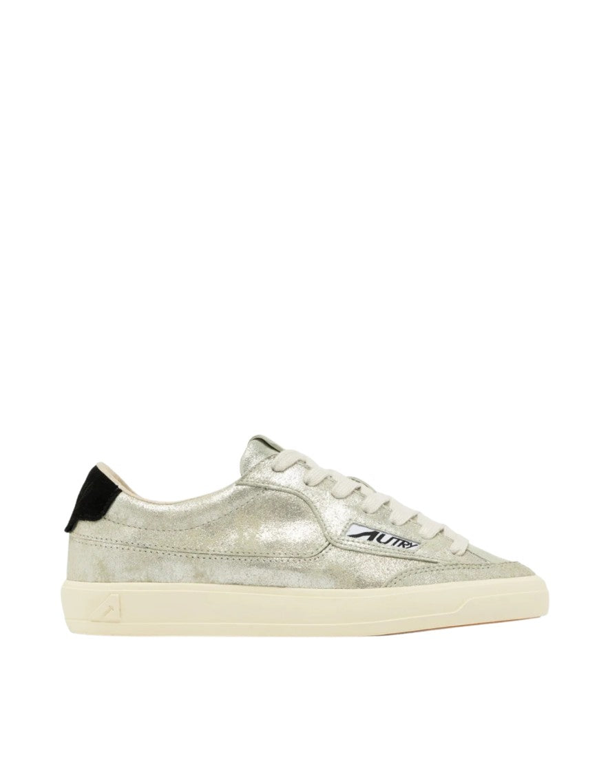 Autry Windscape Low Women’S Silver/Black Sneakers
