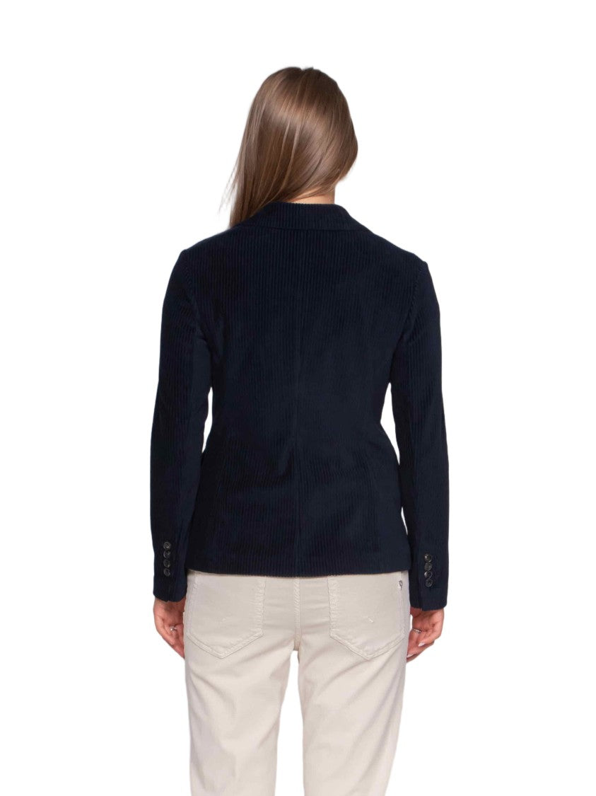 Circolo 1901 Tailored Single-Button Jacket With Notched Lapel And Flap Pockets