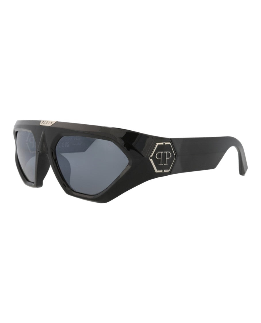Philipp Plein Shield-Frame Nylon Sunglasses