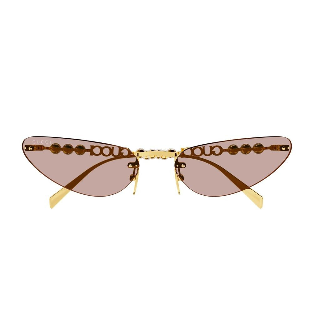 Gucci Gg1920s Linea Name Of Brand Rimless Cat-Eye Sunglasses
