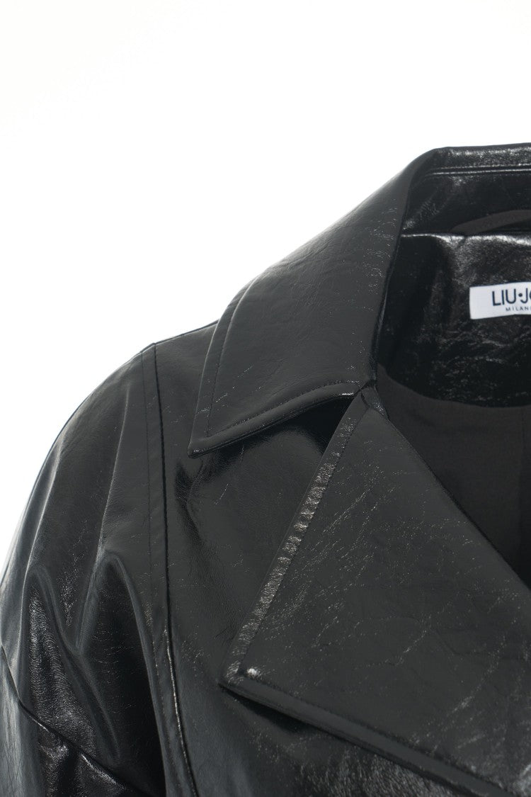 Liu Jo Biker Jacket With Glossy Finish