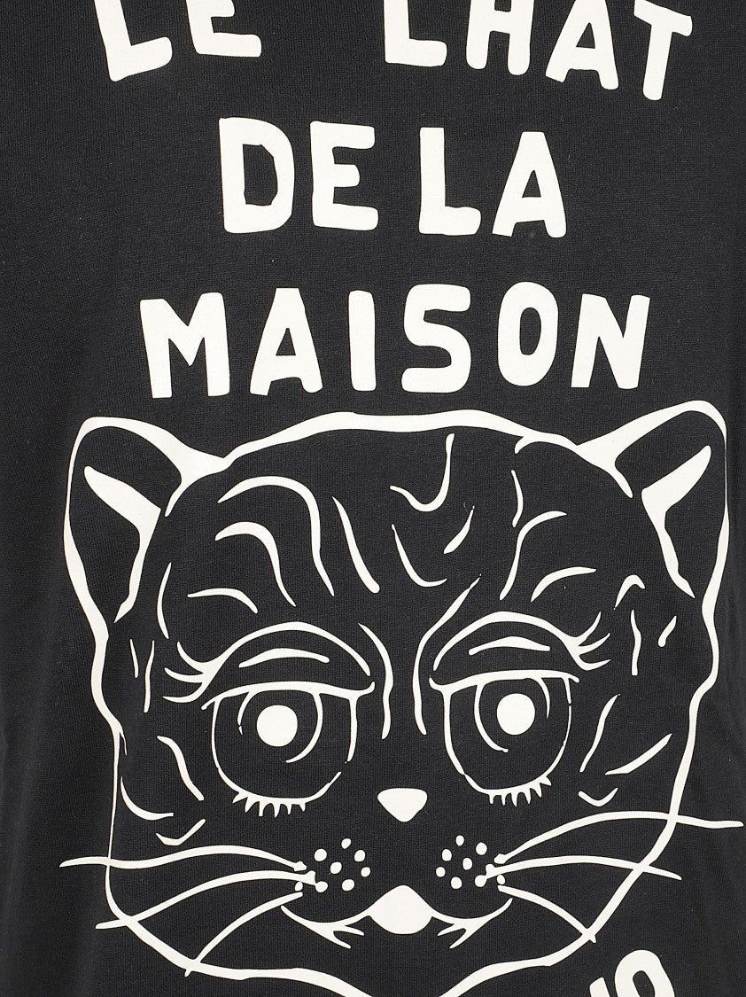 Valentino Garavani Crew Neck Black Cotton T-Shirt