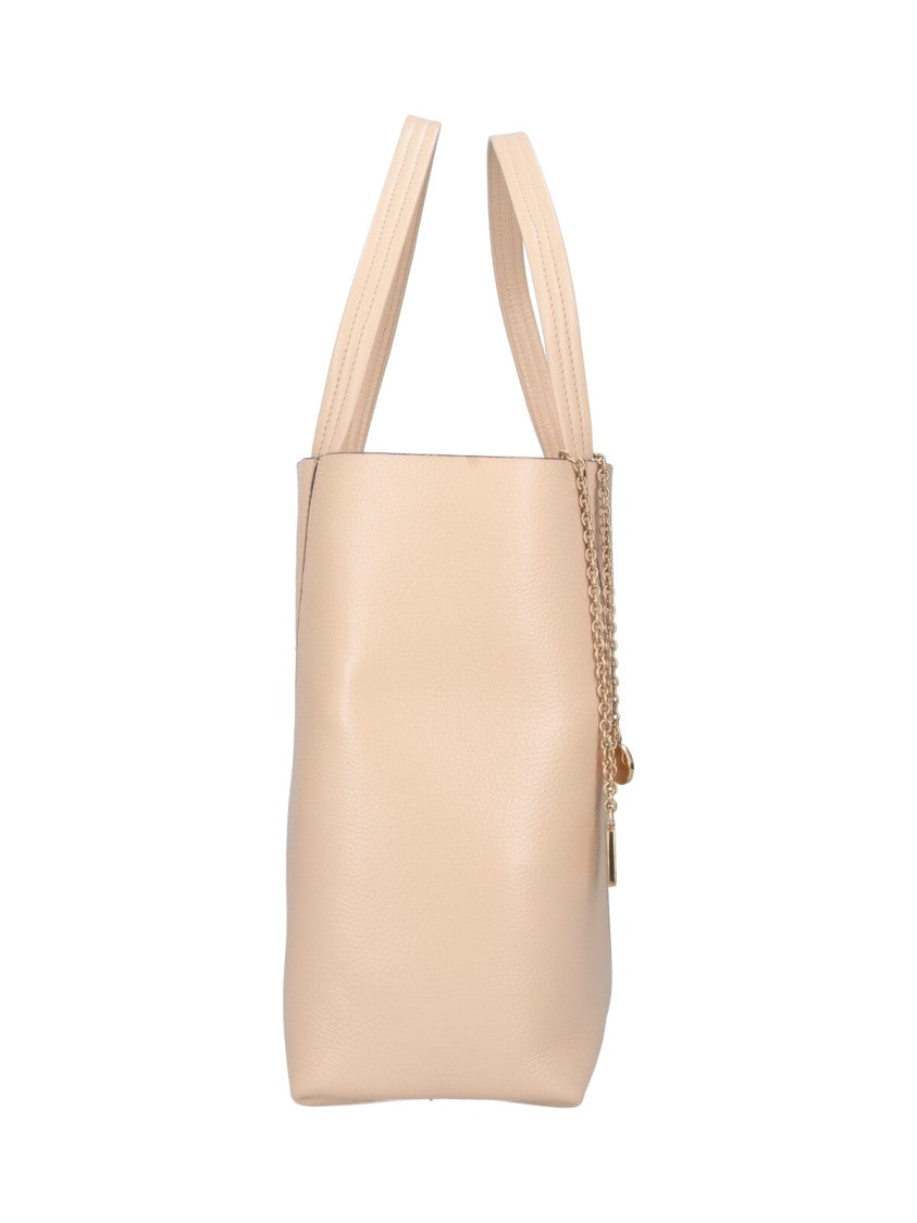 Chloé Structured Tote Bag With V-Shaped Seam Details