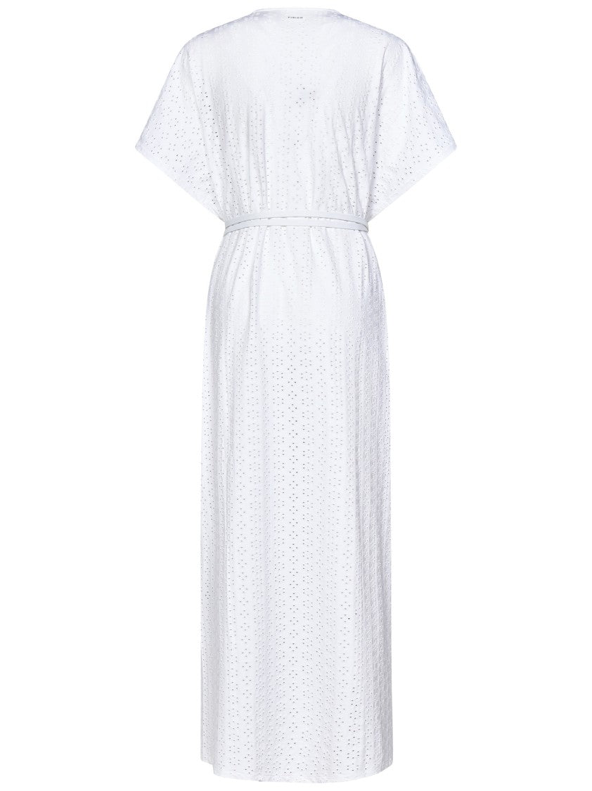 Fisico Perforated Microfibre Long Caftan