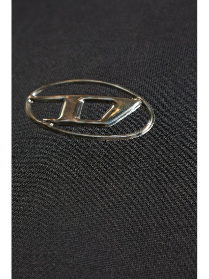 Diesel Zip-Up Sweater With High Collar And Modern Fit