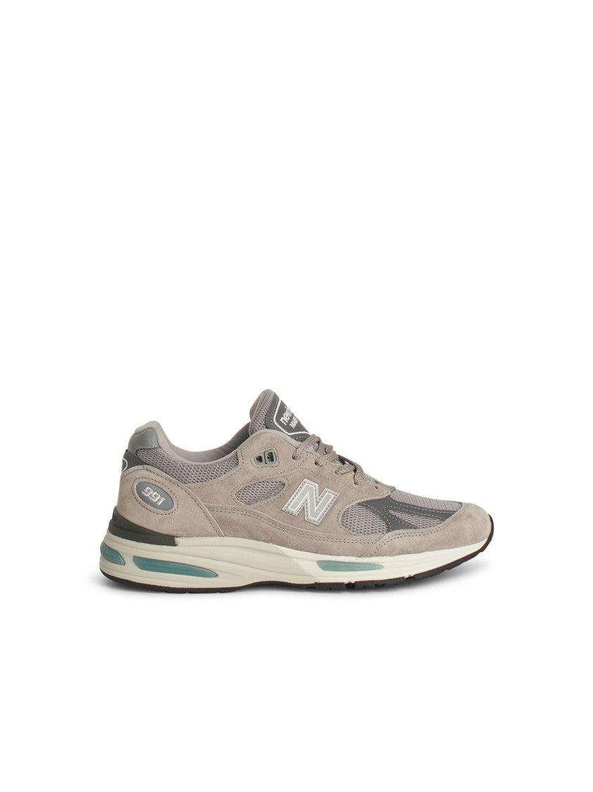 New Balance '991' Grey Suede Sneakers