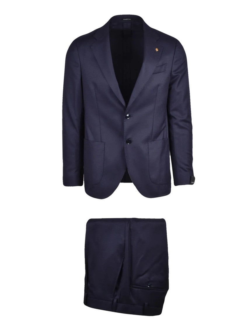 Sartoria Latorre Grey Virgin Wool Formal Suit