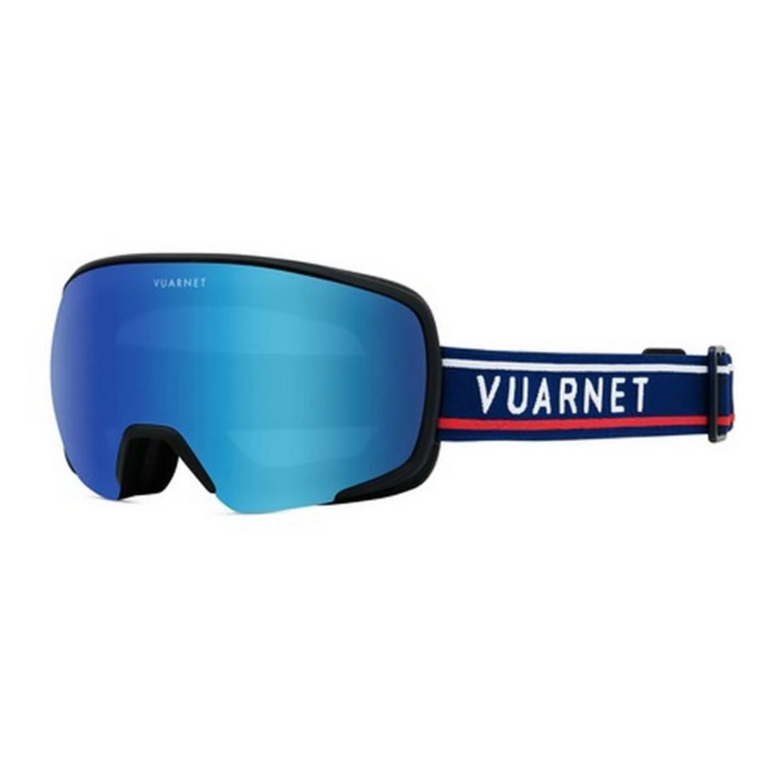 Vuarnet Vu40027u Wraparound Blue Lens Sunglasses With Adjustable Strap