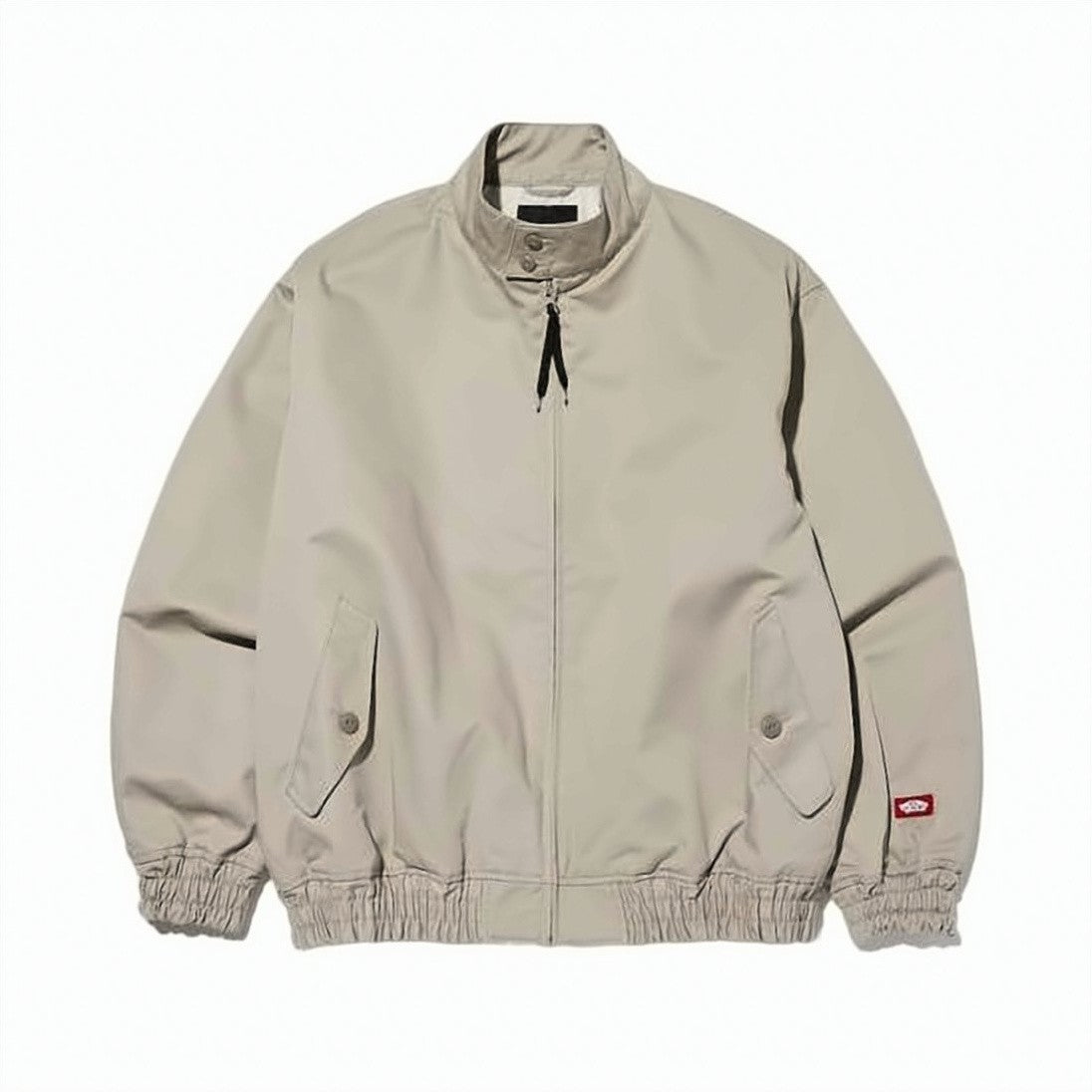 Vans Lightweight Stand Collar Jacket With Snap Button Closure
