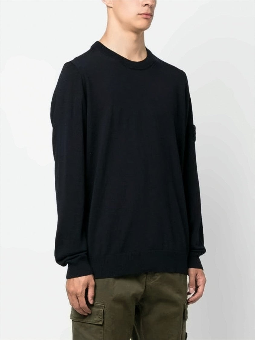 Stone Island Crew Neck Knit Sweater