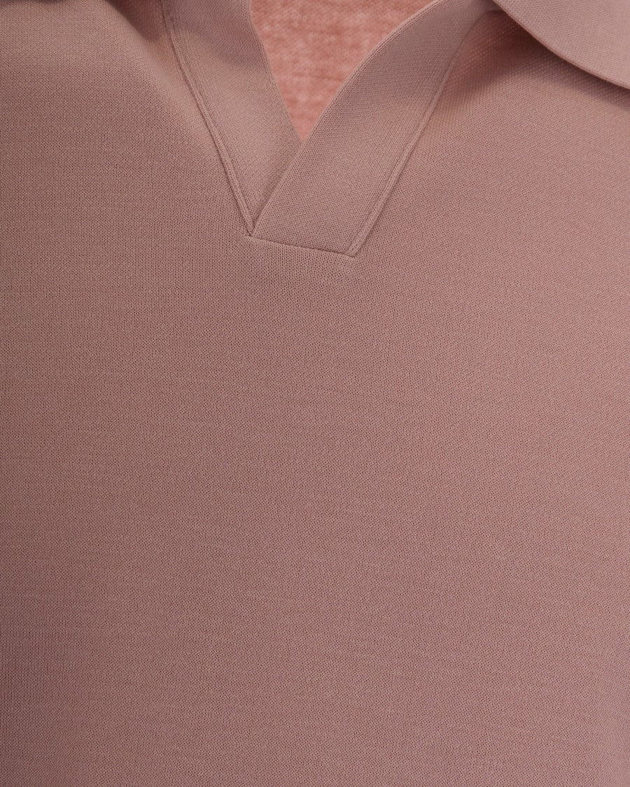Herno Double-Layered Cotton Piquet Polo Shirt With Ribbed Detailing