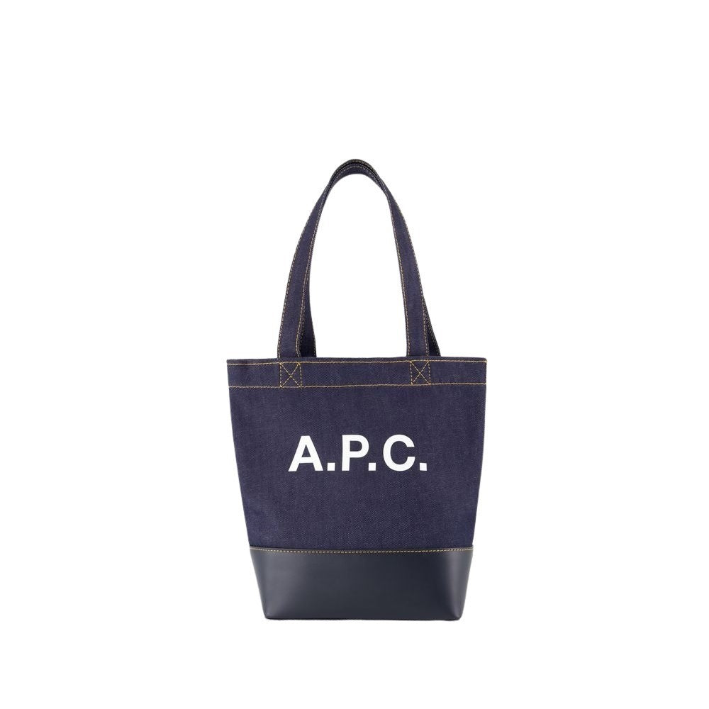 A.P.C. Tote Axel Small - Cotton - Blue