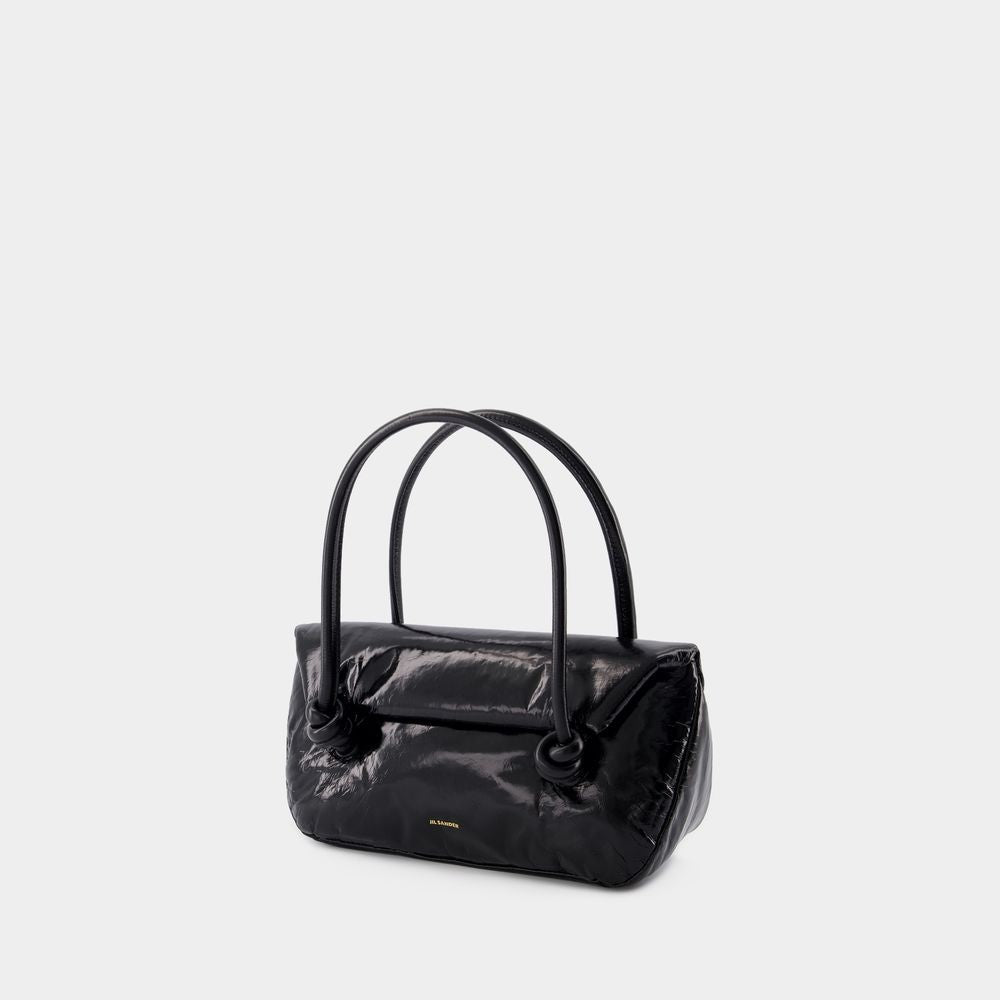 Jil Sander Knot Sm Shoulder Bag - Leather - Black