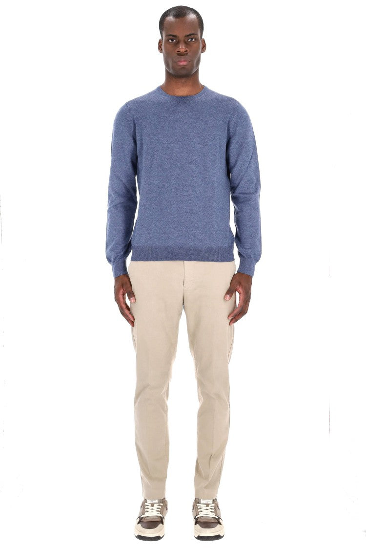 Barba Merino Wool Crewneck Sweater