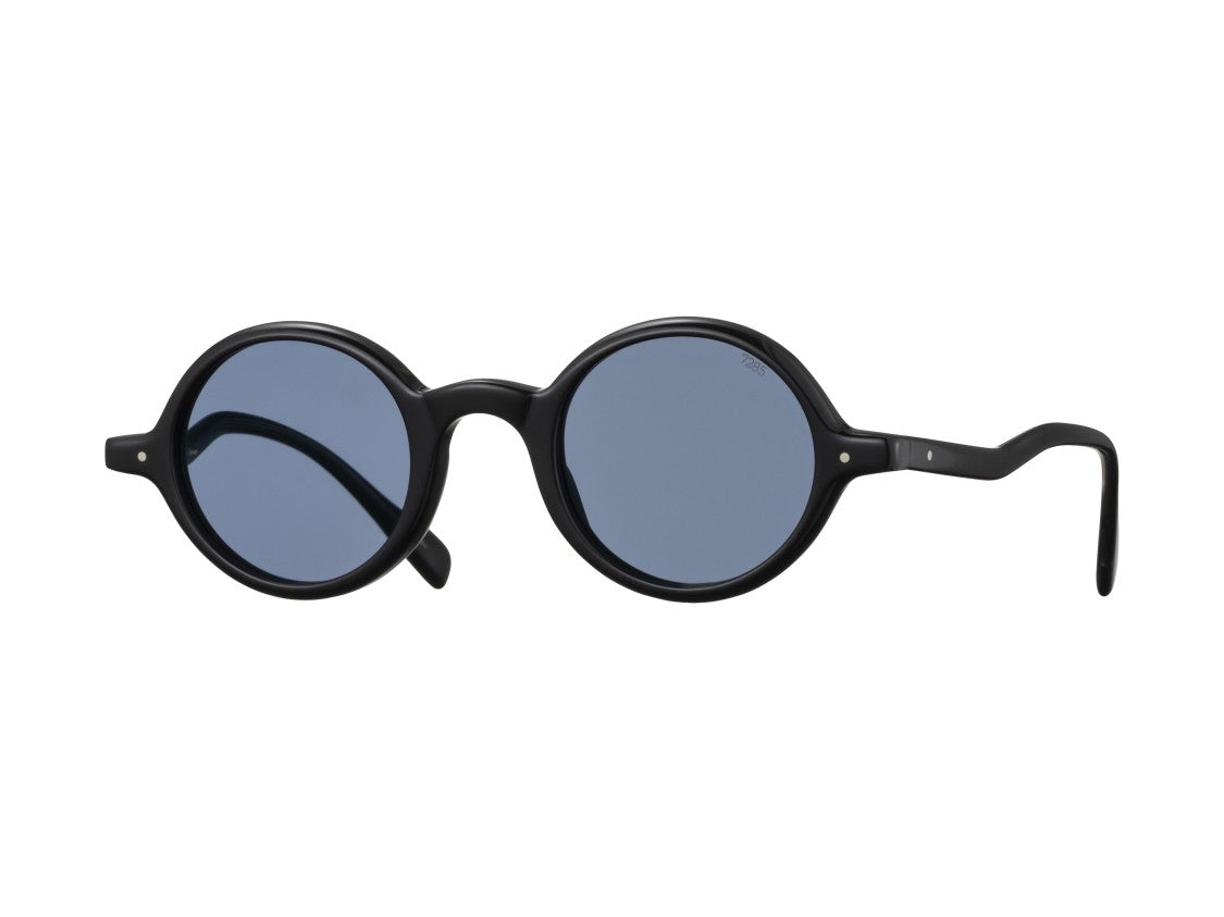 Eyevan Black 347E Bold Round Sunglasses