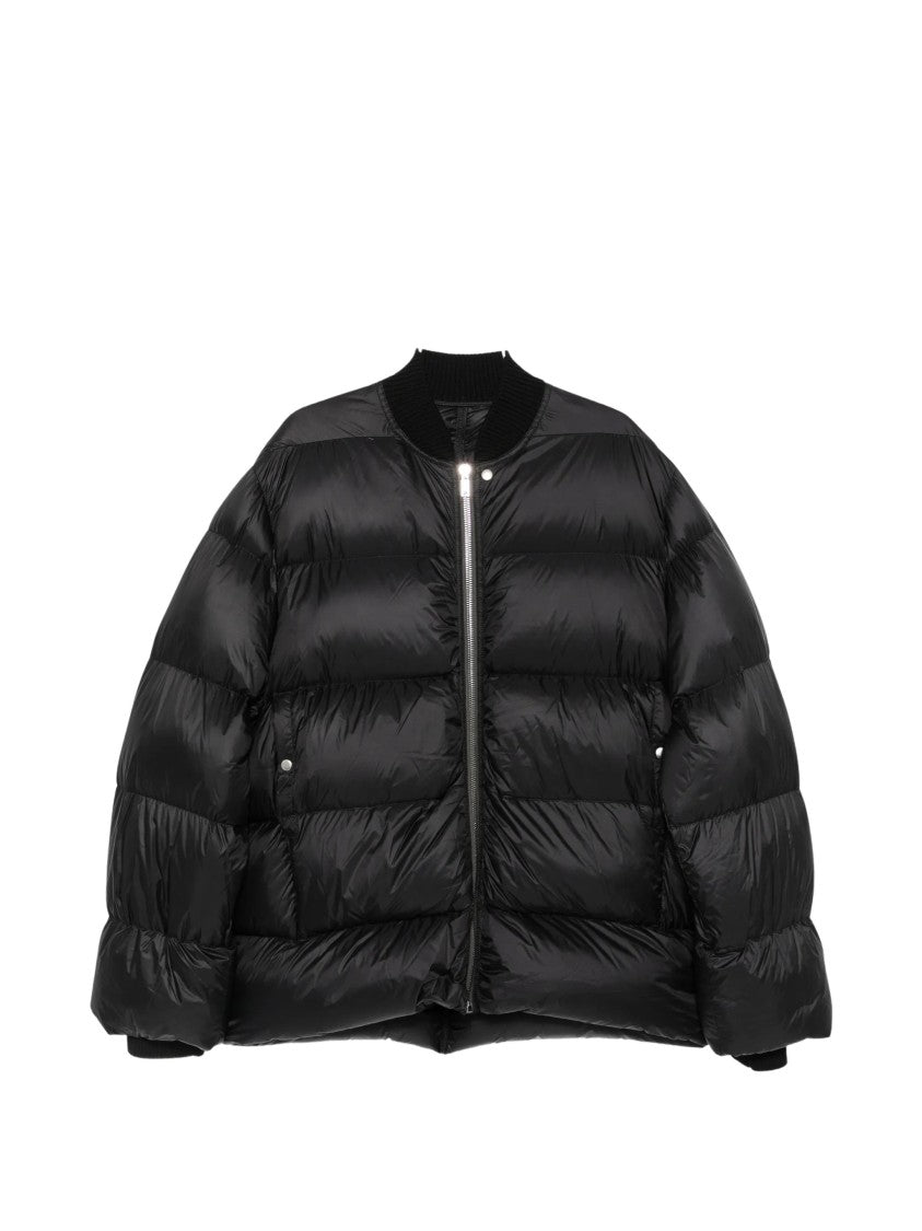 Rick Owens Black Classic Light Quilted Down Jacket