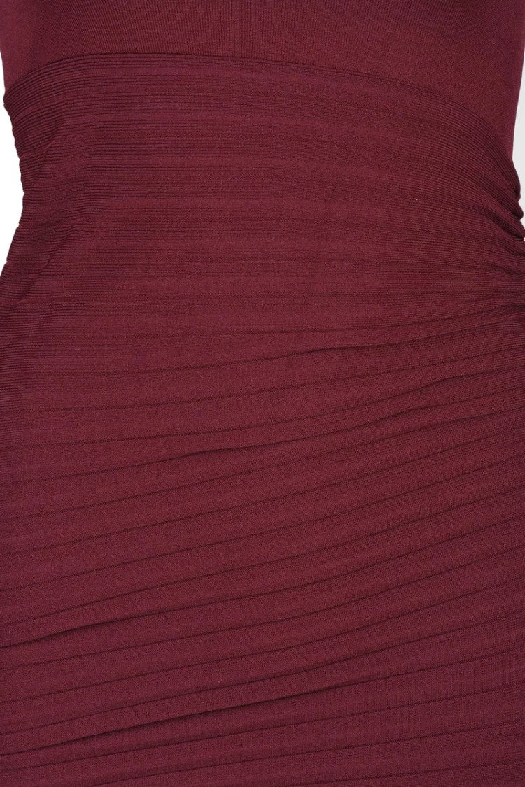 Philosophy Di Lorenzo Serafini Long Ruched Dress - Red