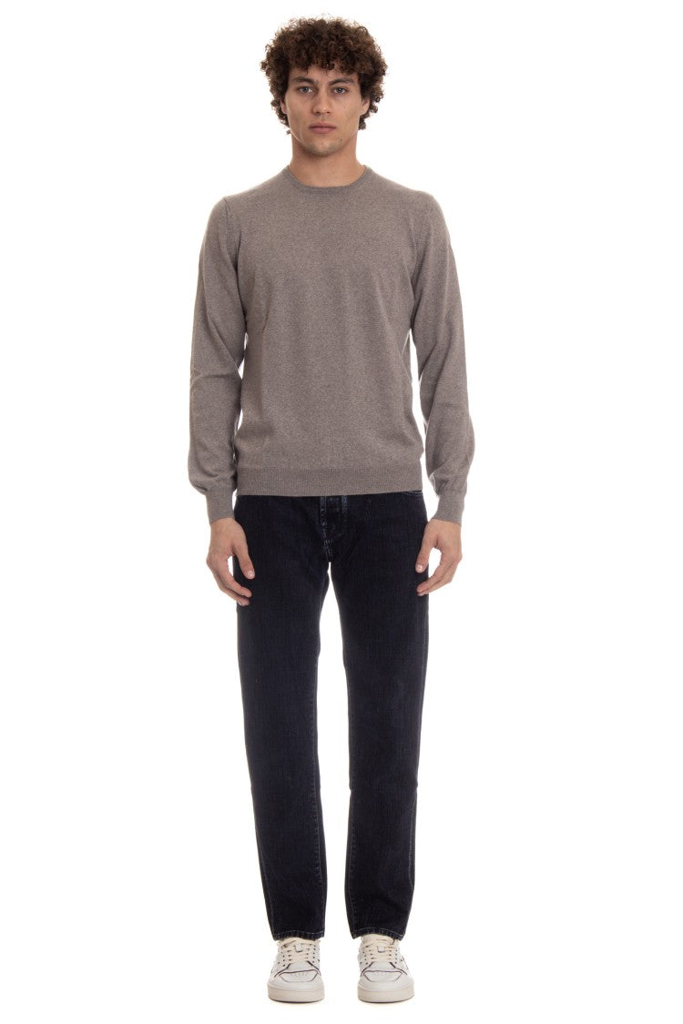 Barba Extrafin Virgin Wool Crewneck Sweater