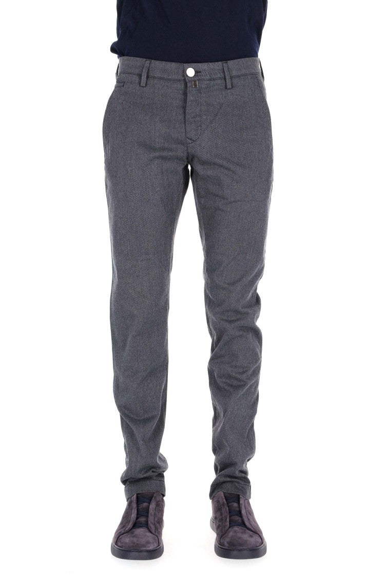 Jacob Cohen Bobby Model Diagonal Cotton 5-Pocket Trousers