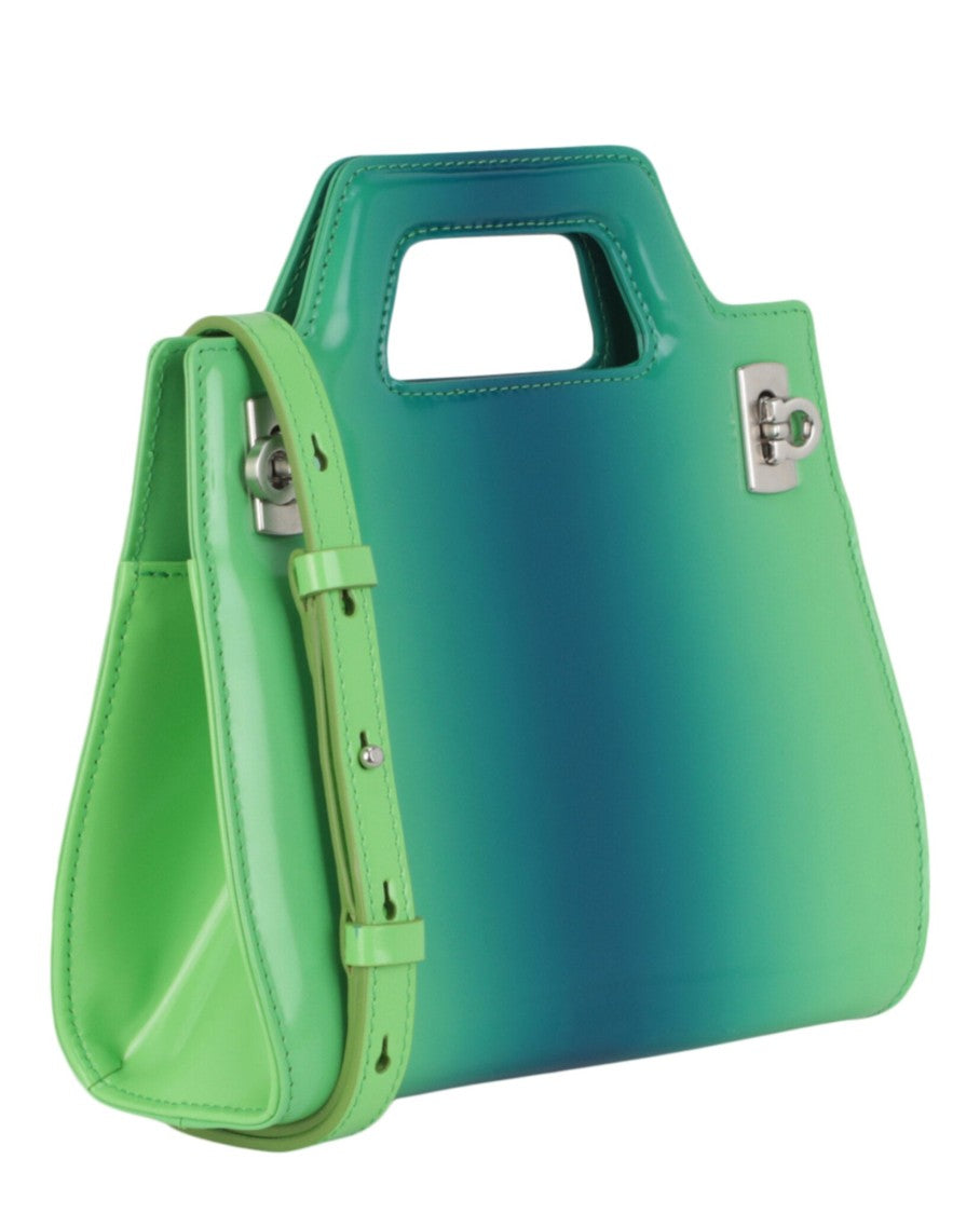 Ferragamo Mini Wanda Leather Top-Handle Bag
