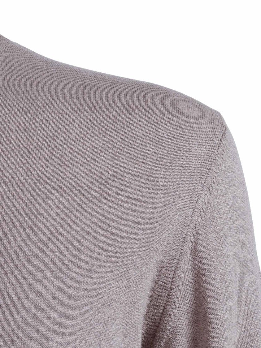 Ballantyne Silk Cotton Round Neck Sweater