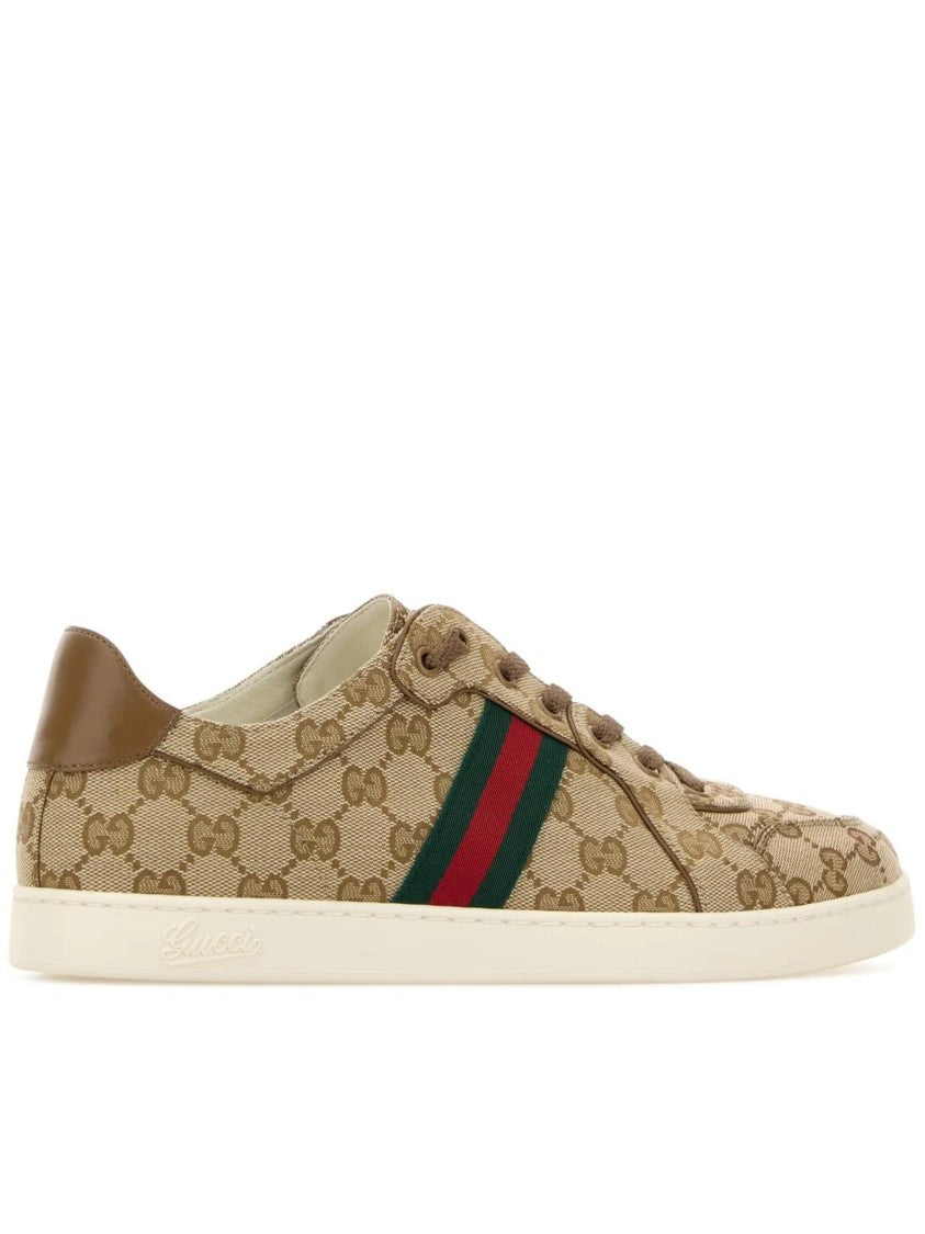 Gucci Beige Coda Low Low-Top Shoes