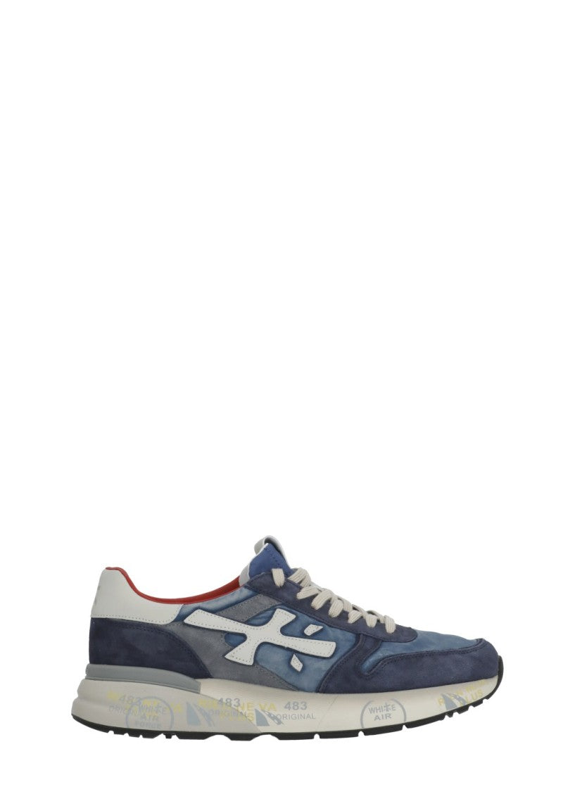 Premiata Blue Mick 8006 Suede Sneakers