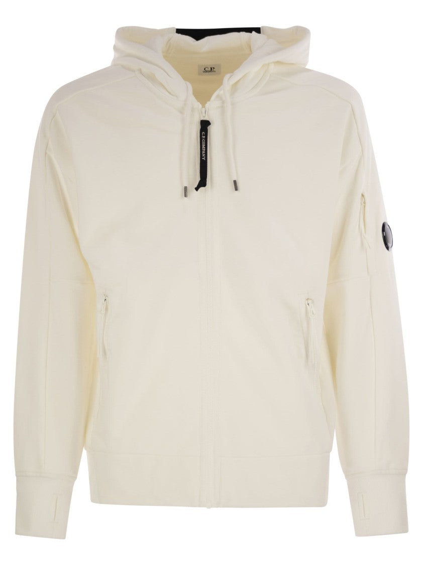 C.P. Company Sweatshirt With Zip, Hood And Lens