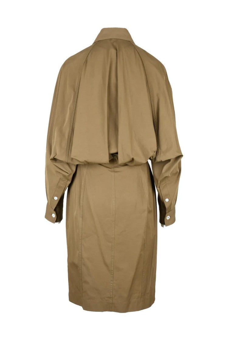 Bottega Veneta Chemise Dress Cotton/Viscose - Brown