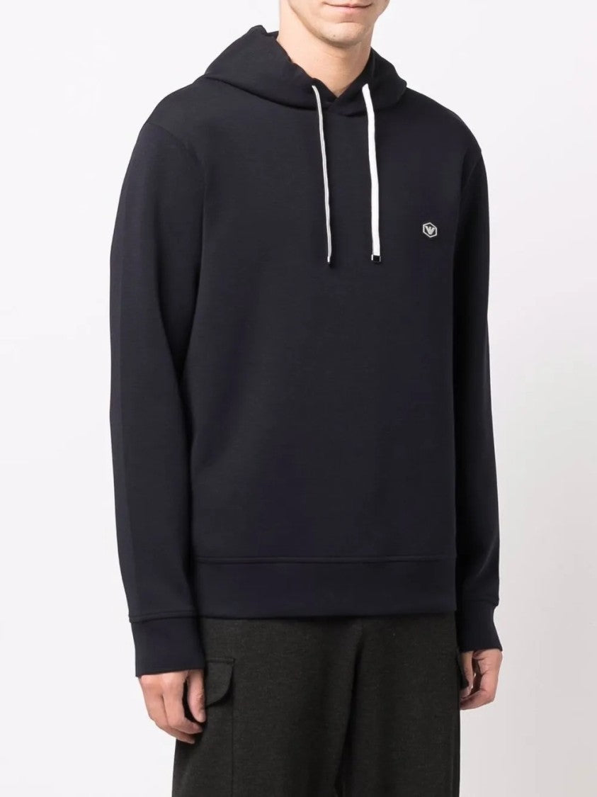 Emporio Armani Minimalist Black Hoodie