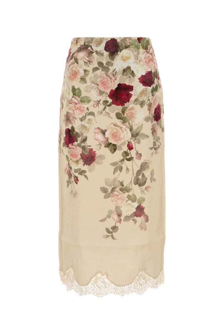 Zimmermann Printed Linen Hypnotic Skirt