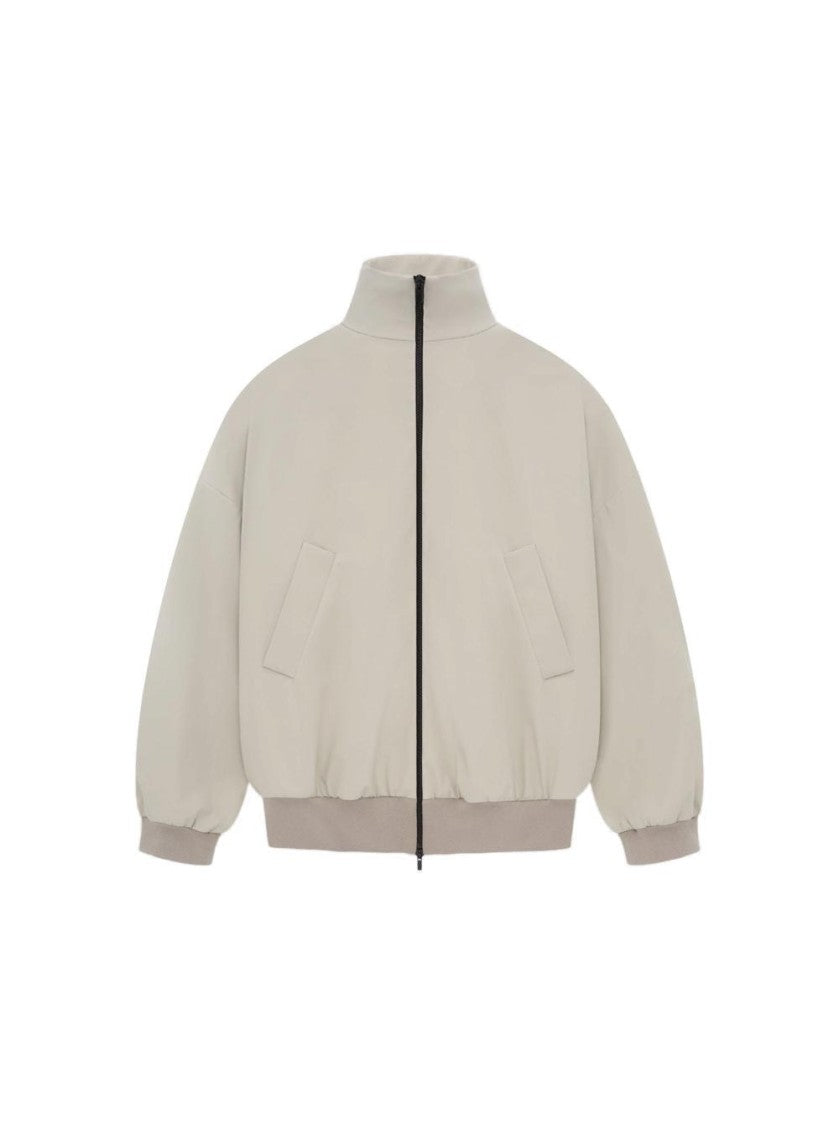 Fear Of God High Neck Track Jacket - Cement