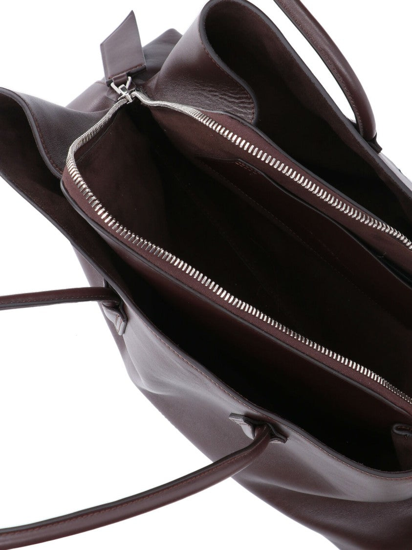 The Attico "La Passeggiata" Medium Shoulder Bag – Brown