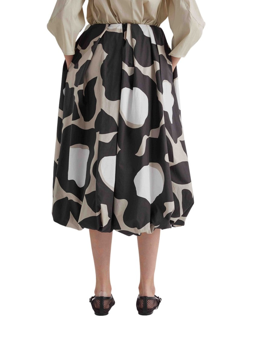 Meimeij Gonna Voluminous Midi Cotton Skirt