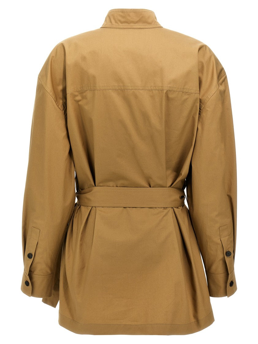 Saint Laurent High Neck Cotton Tunic