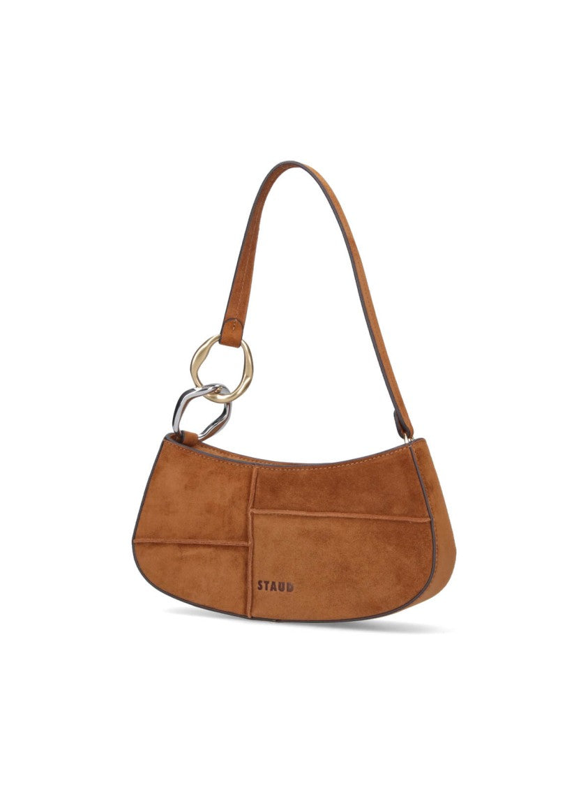 Staud "Ollie" Shoulder Bag – Brown