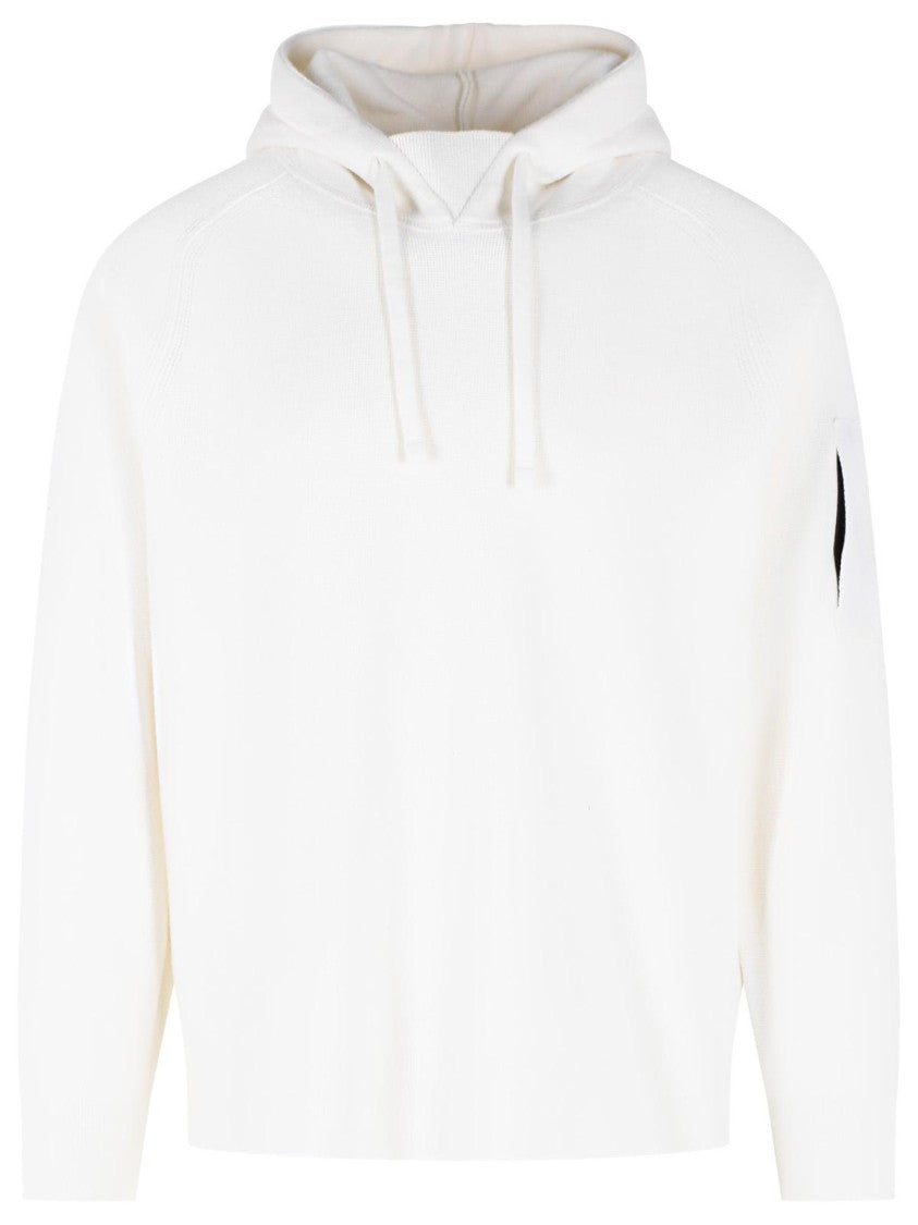 C.P. Company White Wool Blend Sweater