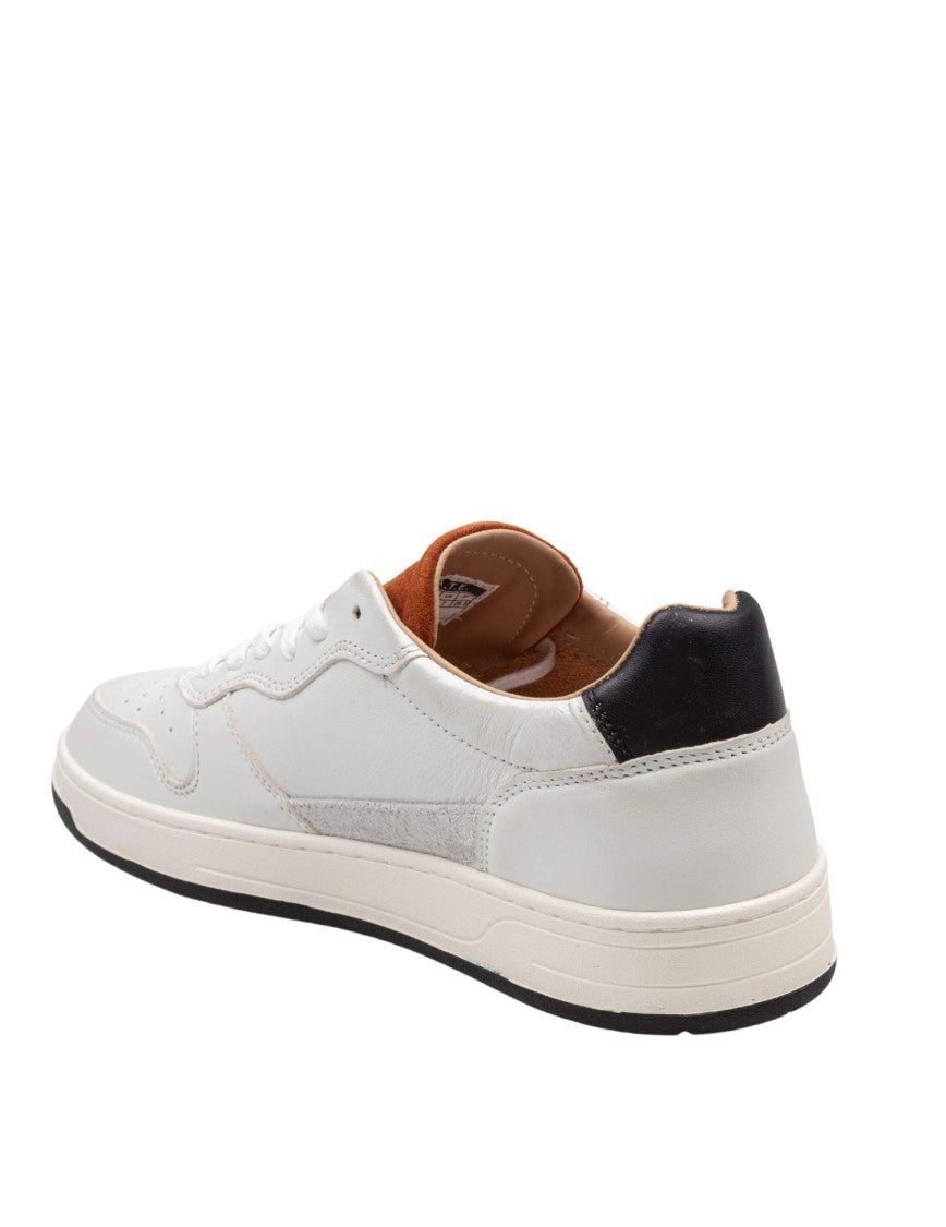 D.A.T.E D.A.T.E. Court Leather Sneakers In White