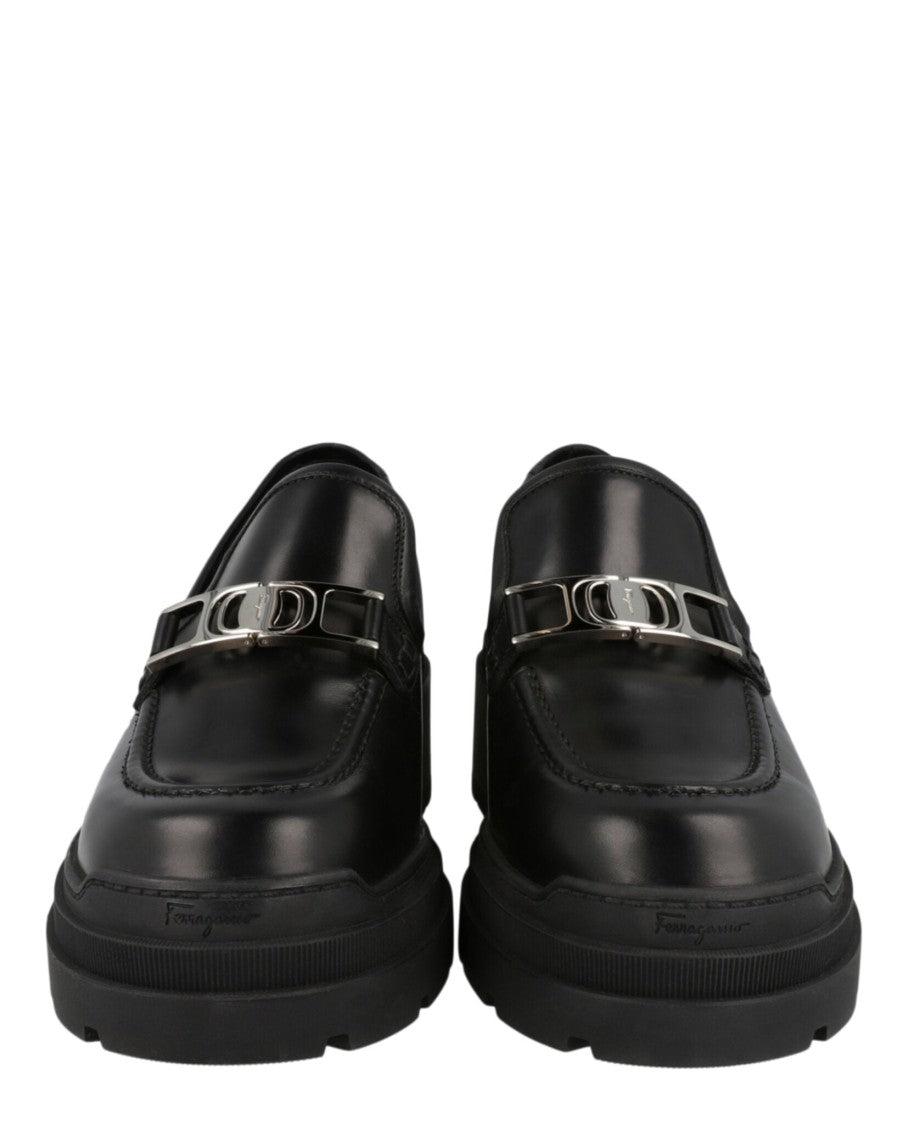 Ferragamo Ridley 40 Leather Loafers