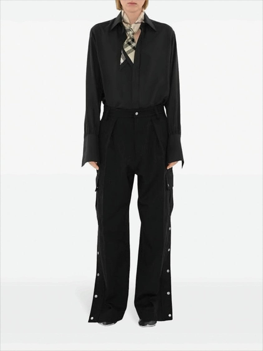 Burberry Classic Check Pattern Silk Scarf