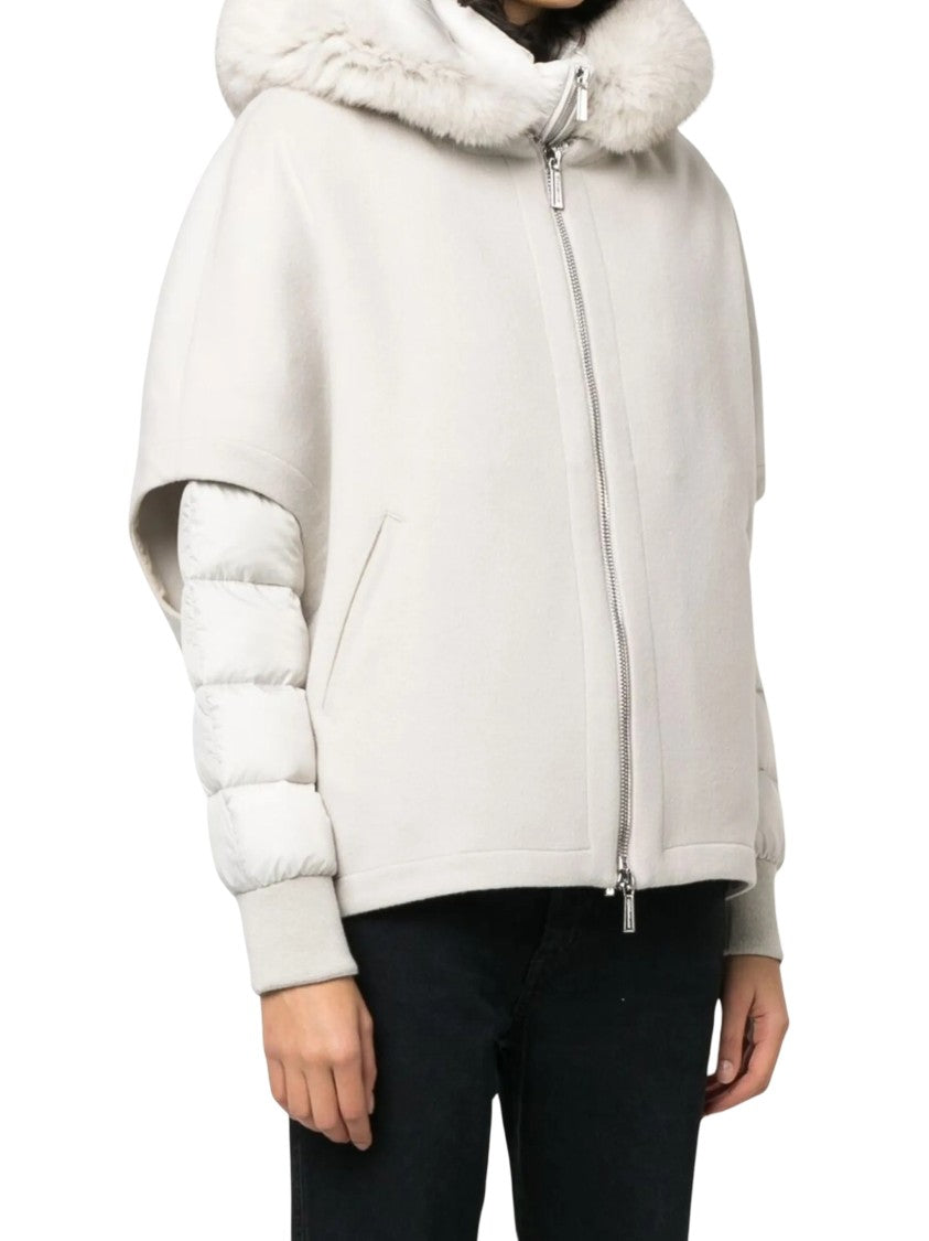 Moorer Pegaso Cwr Light Beige Virgin Wool-Blend Jacket