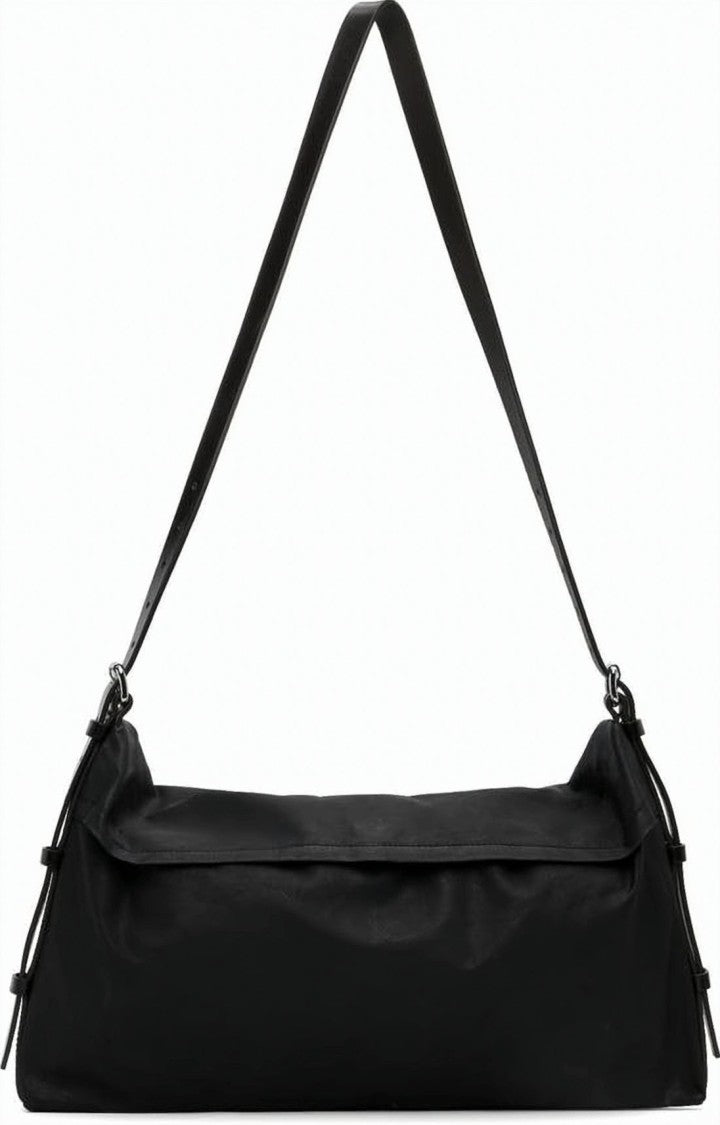 Lemaire Beige Elongated Cotton Leather Shoulder Bag