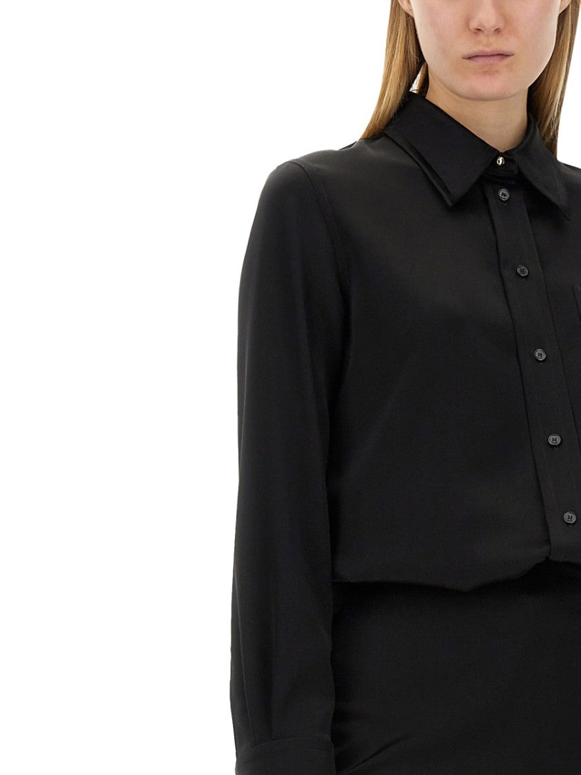 Lanvin Crepe De Chine Shirt With Button-Down Front