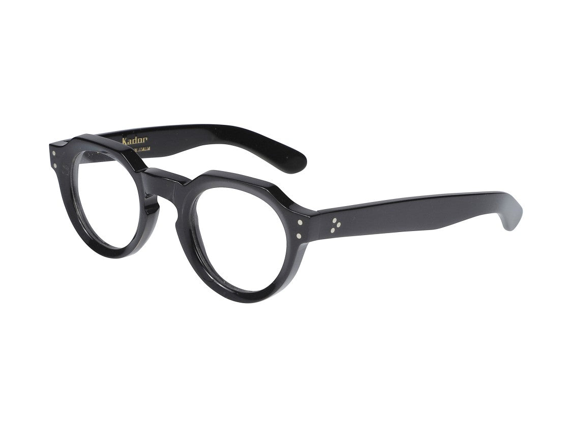 Kador Silver Spike Angular Geometric Eyeglasses
