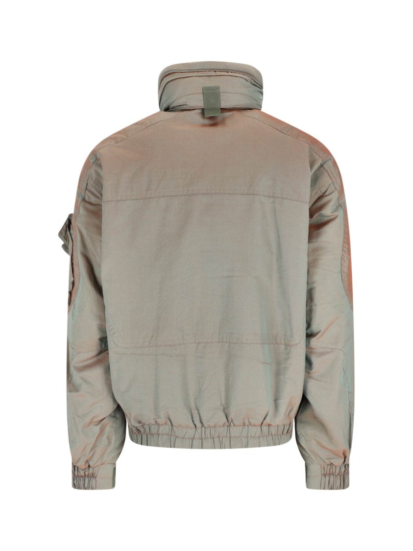 Vivienne Westwood Green Cotton Blend "Nevada" Bomber Jacket