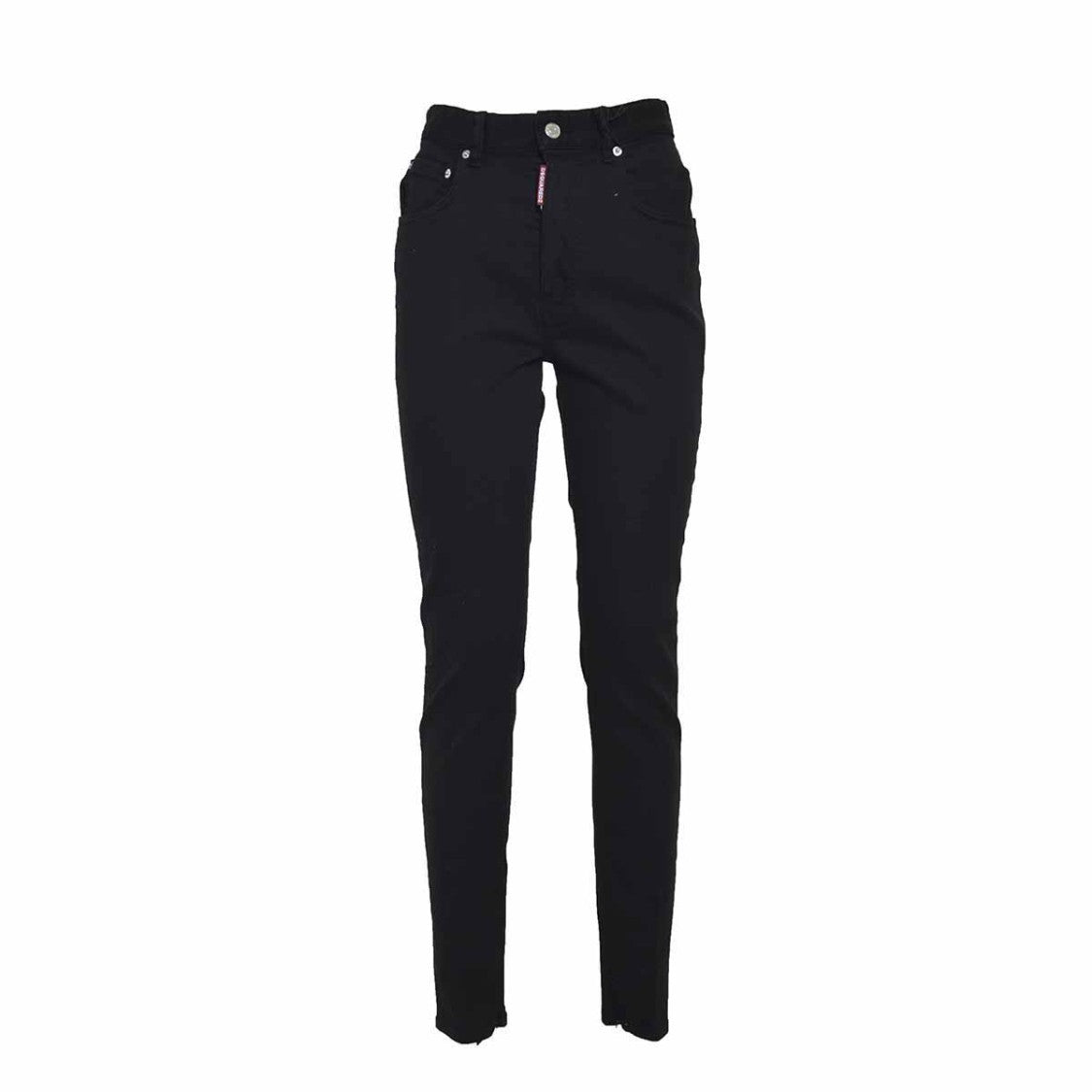 Dsquared2 Black High-Waist Twiggy Jeans