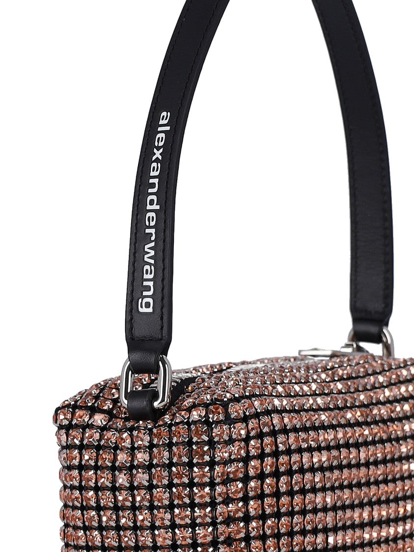 Alexander Wang "Heiress" Metallic Chain Knit Shoulder Bag