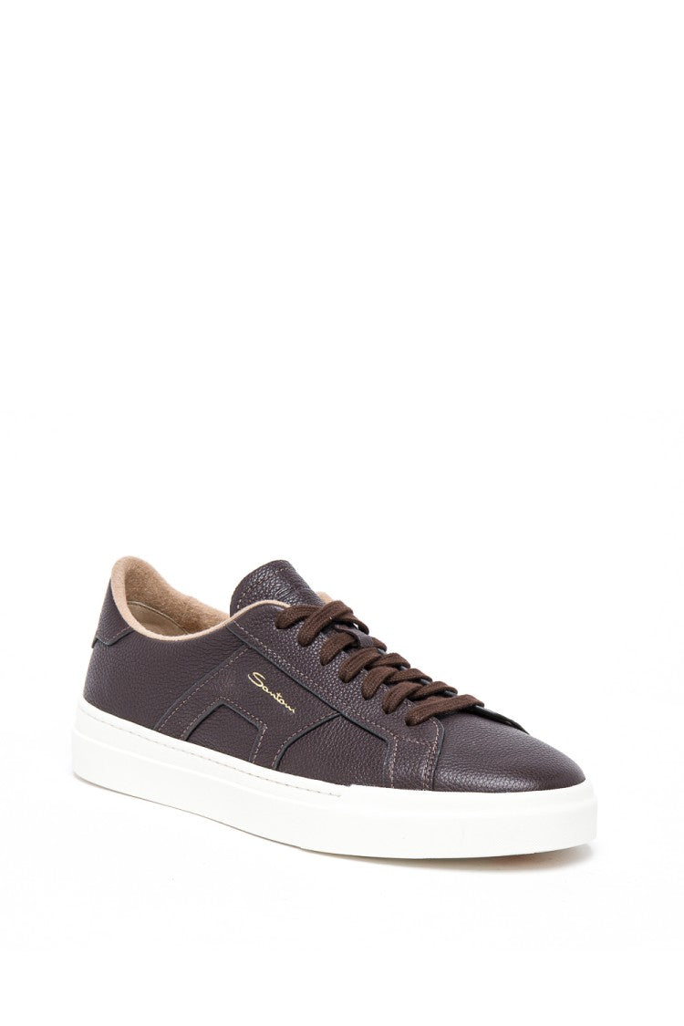 Santoni Gloria Model Leather Sneakers