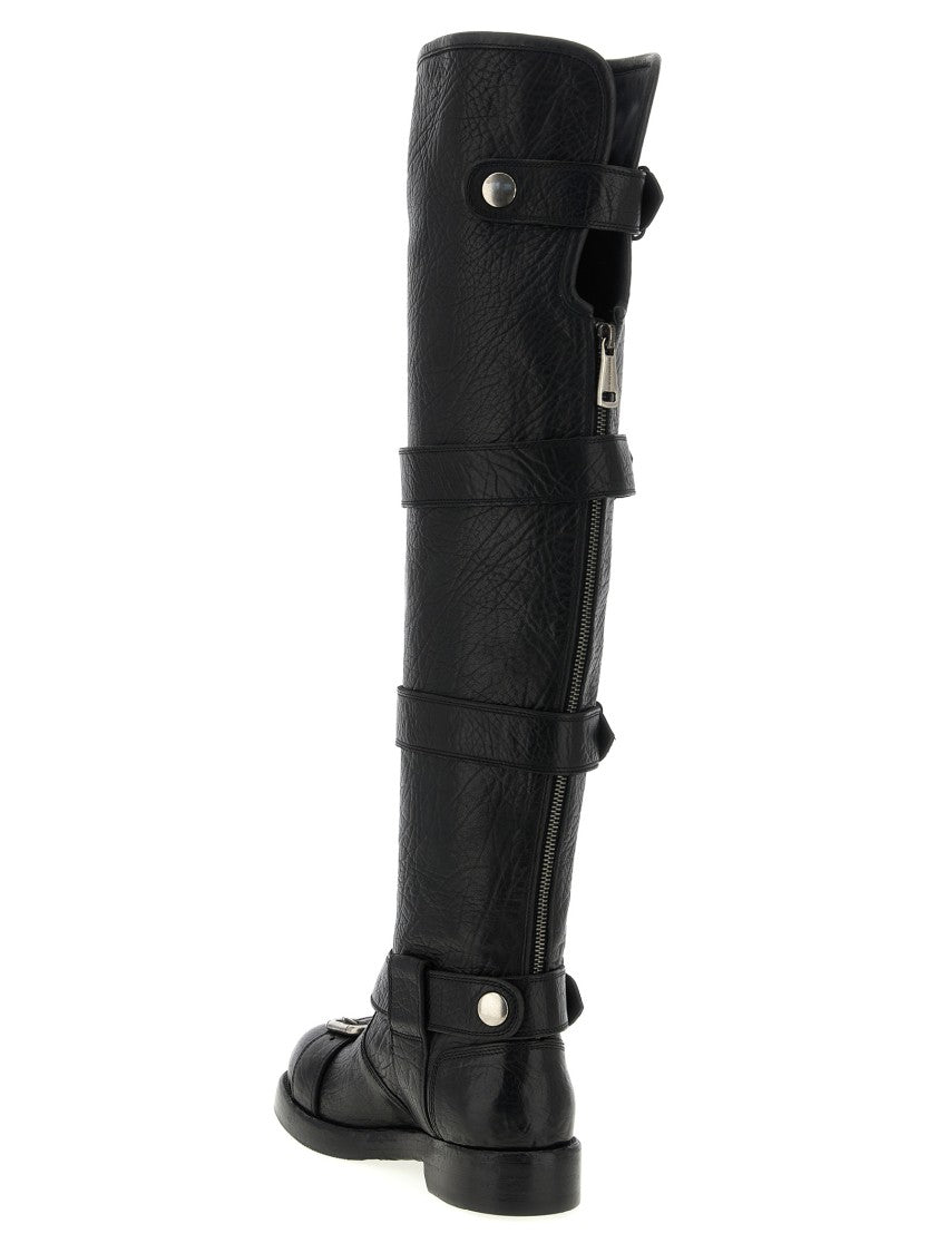 Dolce & Gabbana 'Bernini' Biker Boots